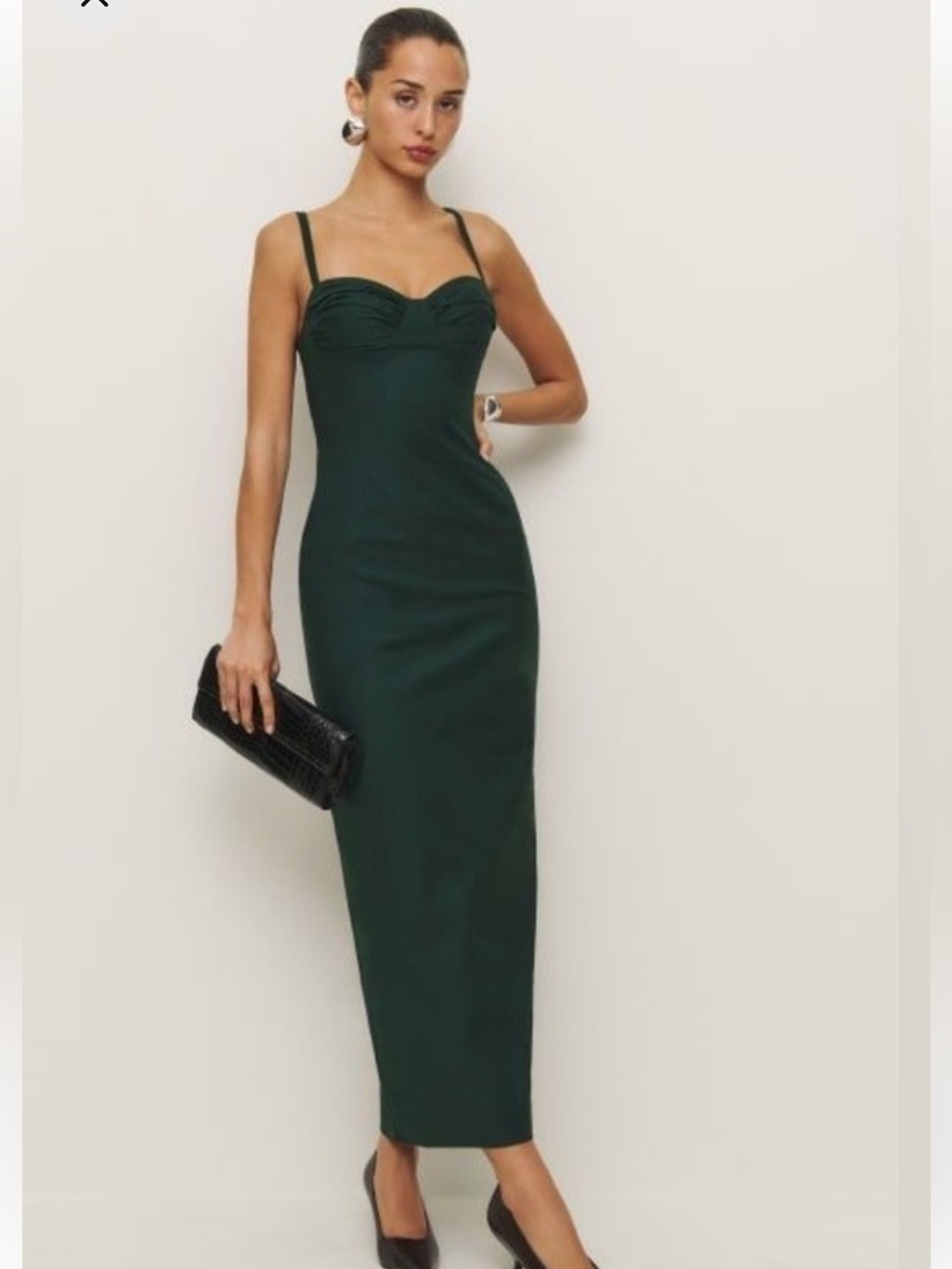 Reformation Black Stormi Dress - Size 4